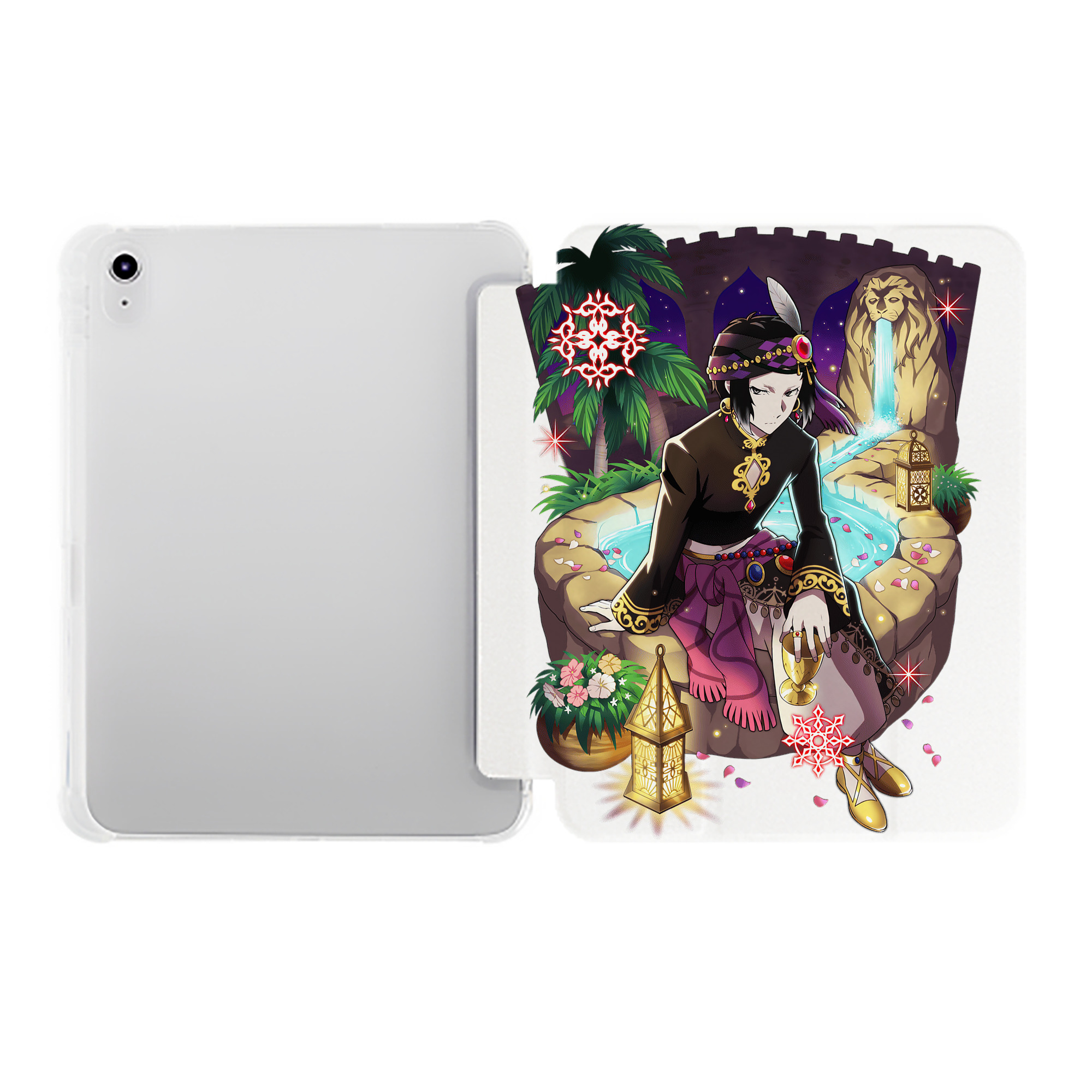（画像用） 文豪ストレイドッグス Bungo Stray Dogs IPad ケース ペン収納付き 三つ折りスタンド PUレザー×シリコン 対応機種9.5/10.5/10.9インチ